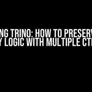 Mastering Trino: How to Preserve ORDER BY Logic with Multiple CTEs