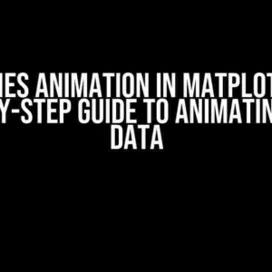 Patches Animation in Matplotlib: A Step-by-Step Guide to Animating Your Data